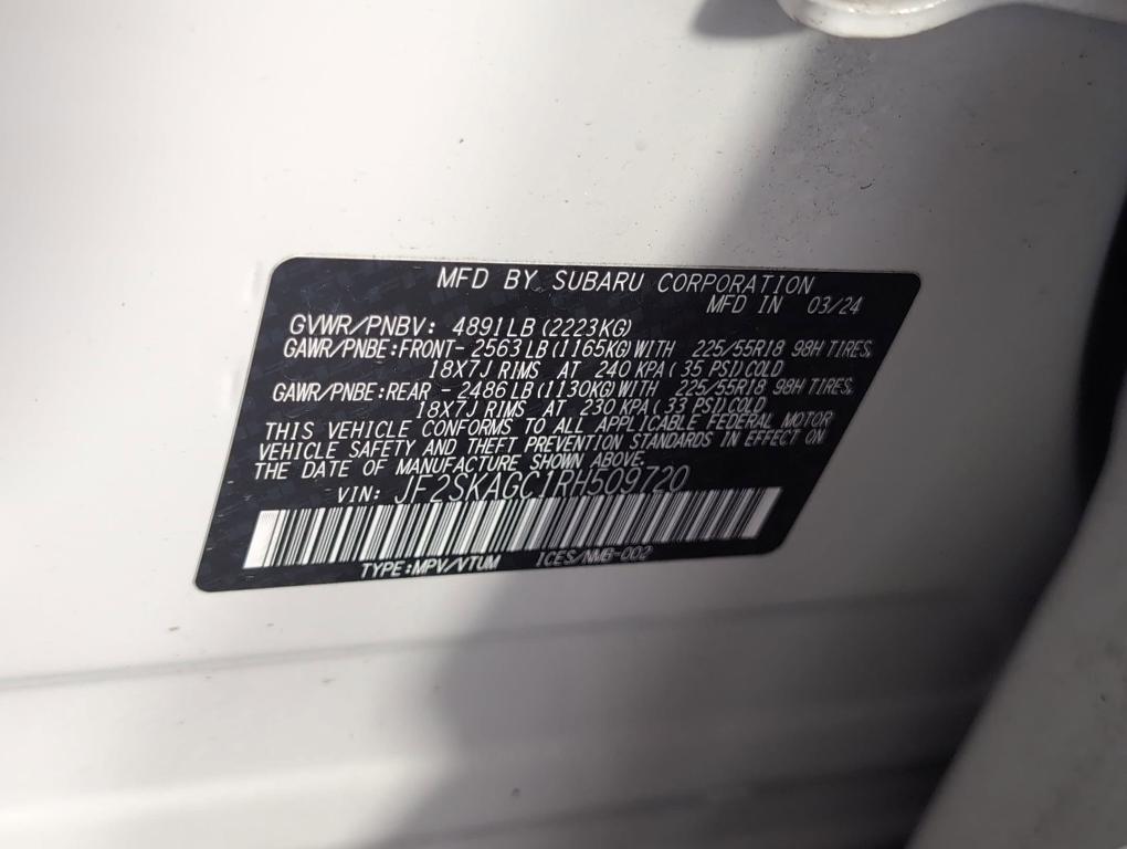 used 2024 Subaru Forester car, priced at $27,698