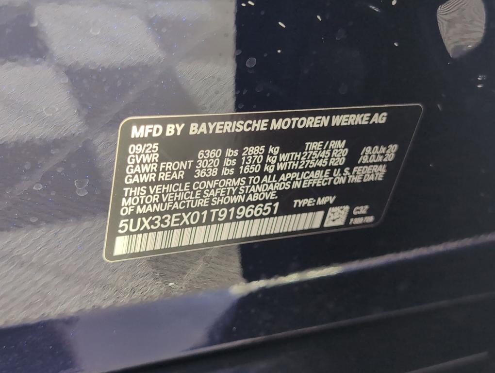 new 2026 BMW X6 car, priced at $90,175