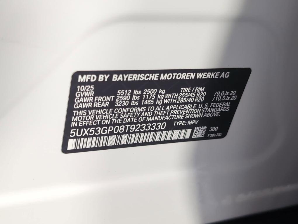 new 2026 BMW X3 car, priced at $57,150