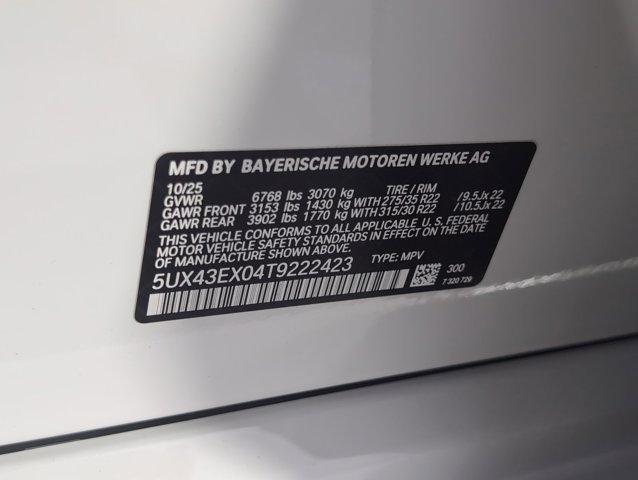 new 2026 BMW X6 car, priced at $111,910