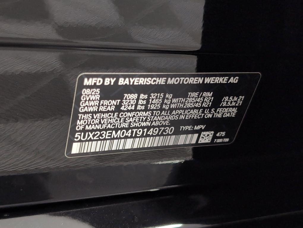 new 2026 BMW X7 car, priced at $91,265
