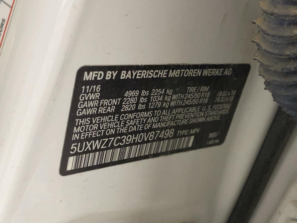 used 2017 BMW X3 car, priced at $7,999