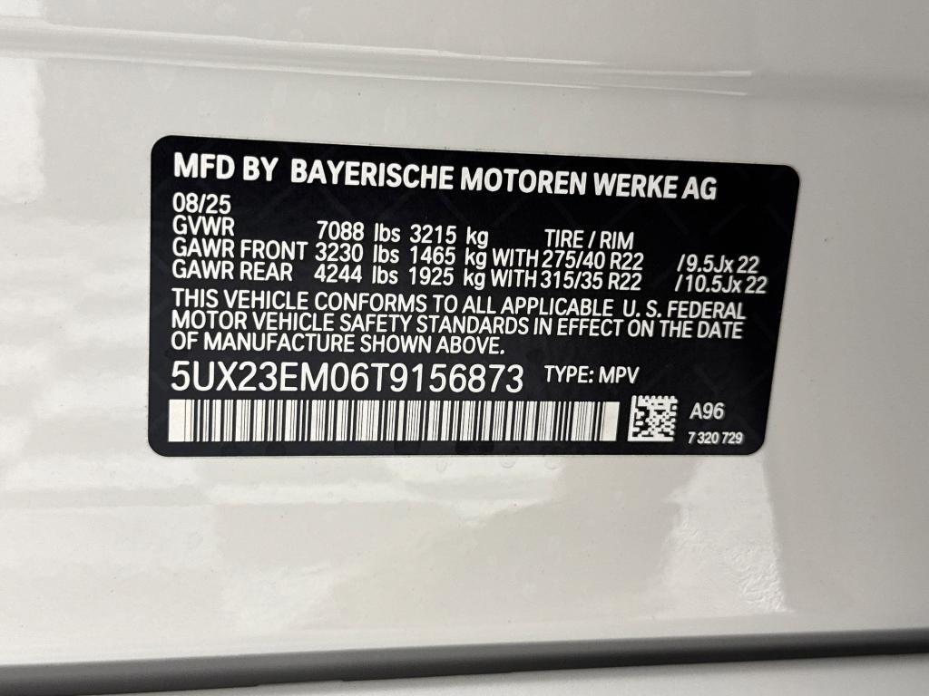 new 2026 BMW X7 car, priced at $95,530