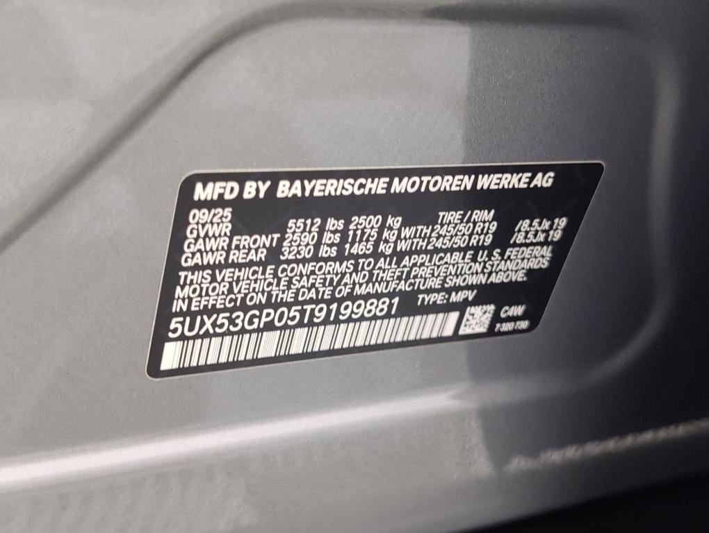new 2026 BMW X3 car, priced at $52,775