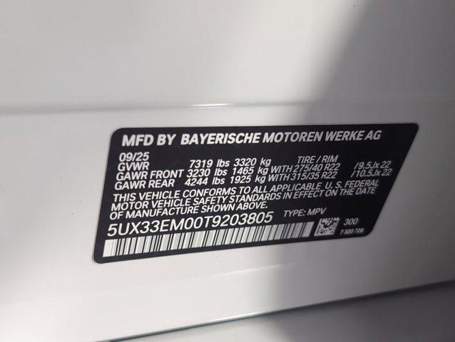 new 2026 BMW X7 car, priced at $123,550