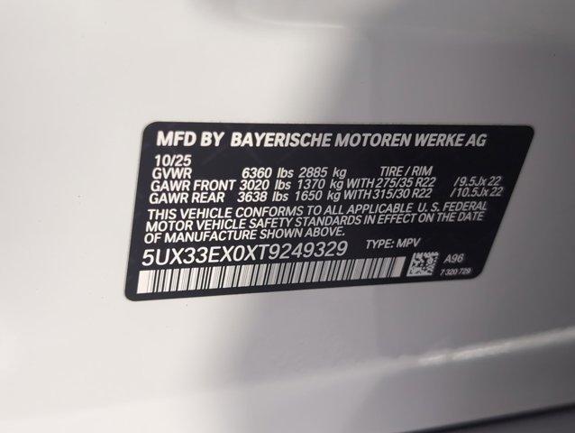 new 2026 BMW X6 car, priced at $88,410