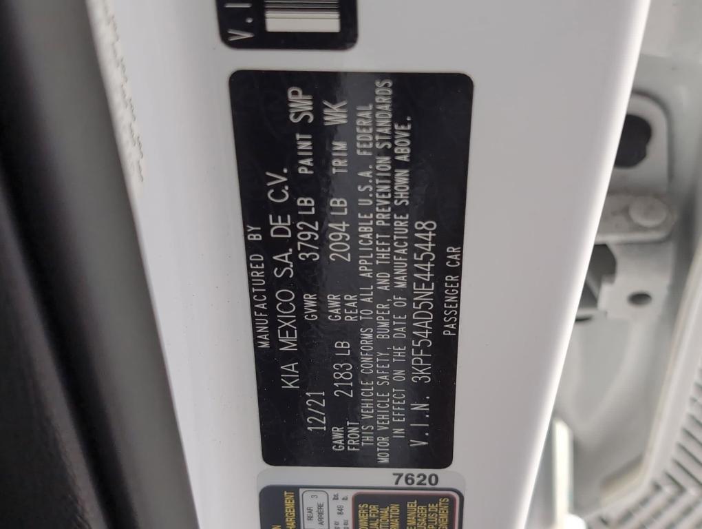used 2022 Kia Forte car, priced at $18,999