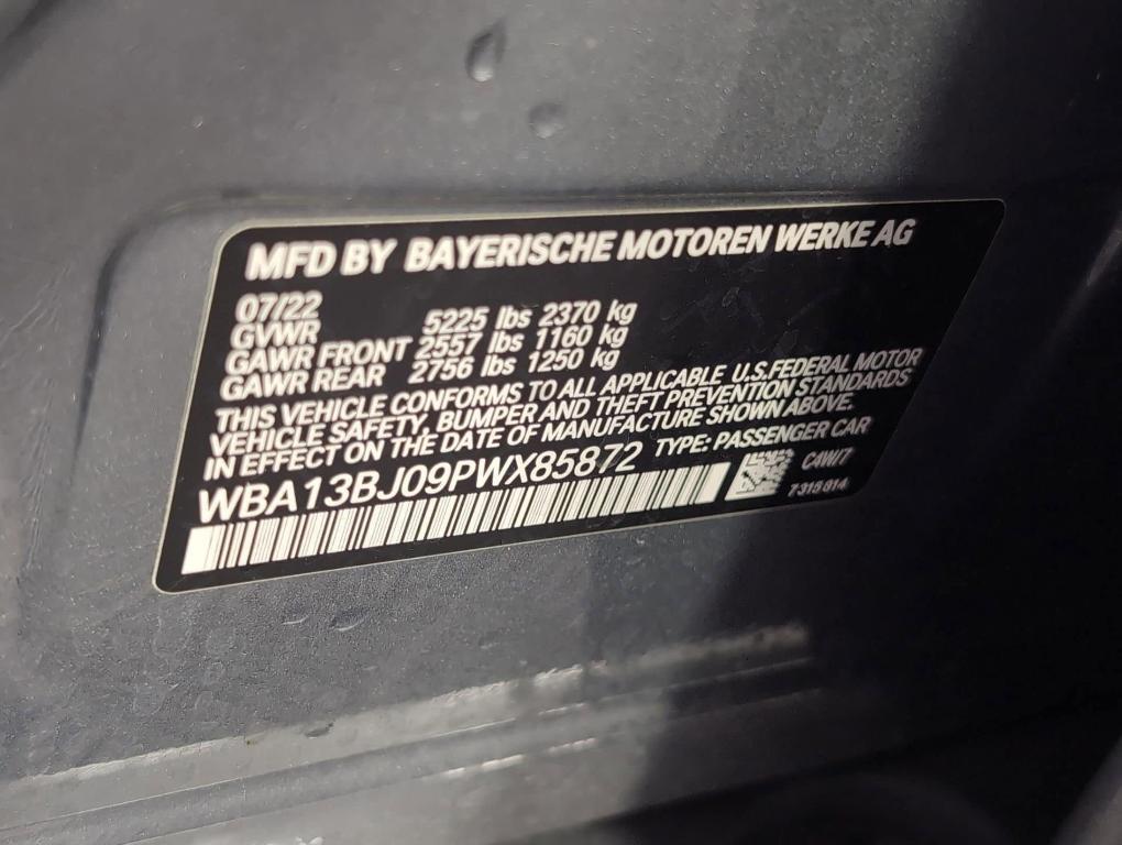 used 2023 BMW 530 car, priced at $38,498