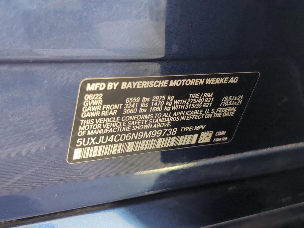 used 2022 BMW X5 car, priced at $54,499