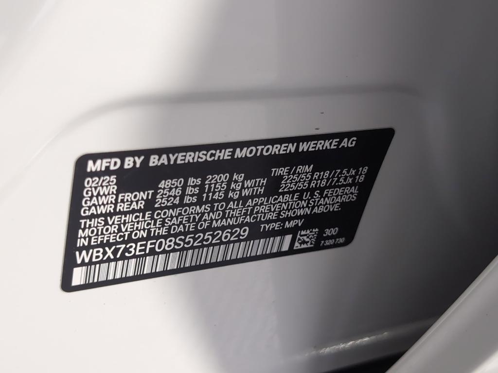 new 2025 BMW X1 car, priced at $45,275