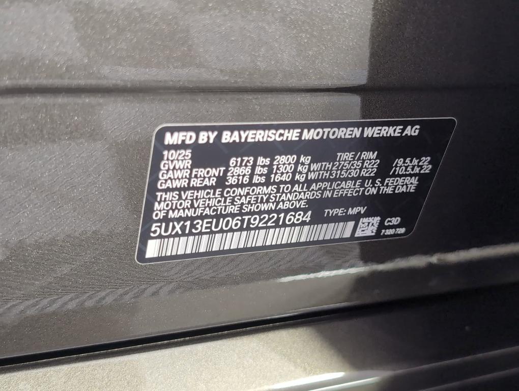 new 2026 BMW X5 car, priced at $80,625