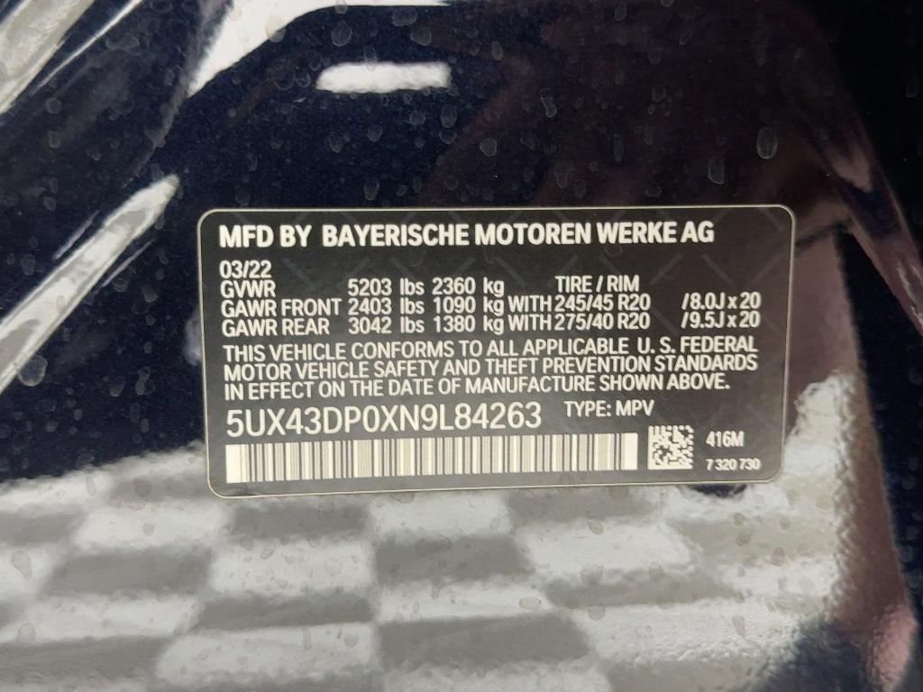 used 2022 BMW X3 car, priced at $25,698