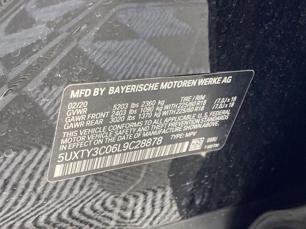 used 2020 BMW X3 car, priced at $19,999