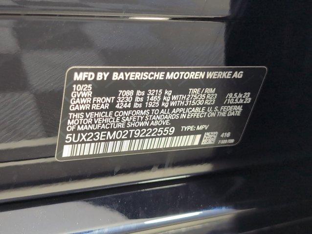 new 2026 BMW X7 car, priced at $106,110