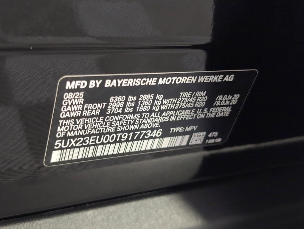 new 2026 BMW X5 car, priced at $76,325