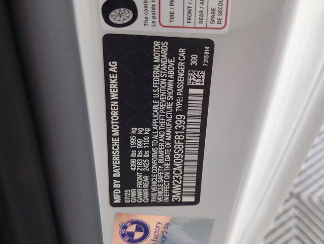 new 2025 BMW 230 car, priced at $46,495