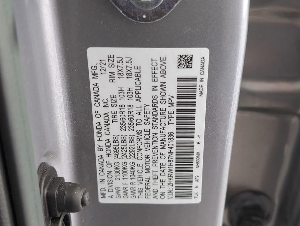 used 2022 Honda CR-V car, priced at $27,499