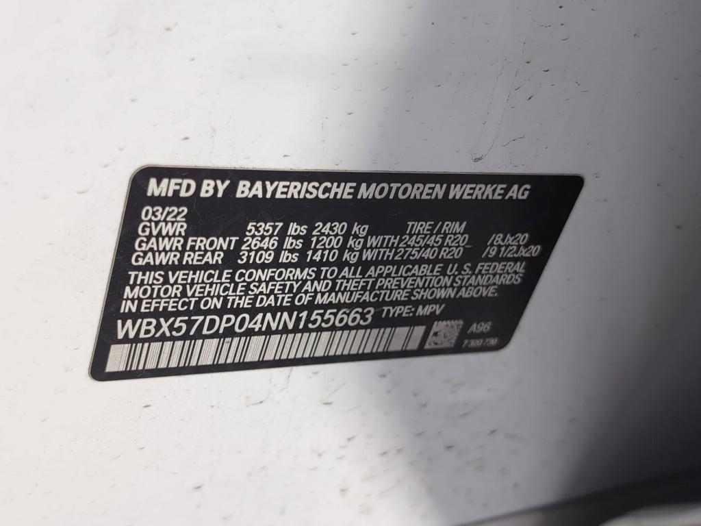 used 2022 BMW X3 car, priced at $31,496