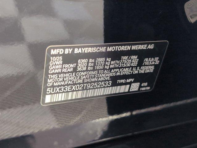 new 2026 BMW X6 car, priced at $87,975