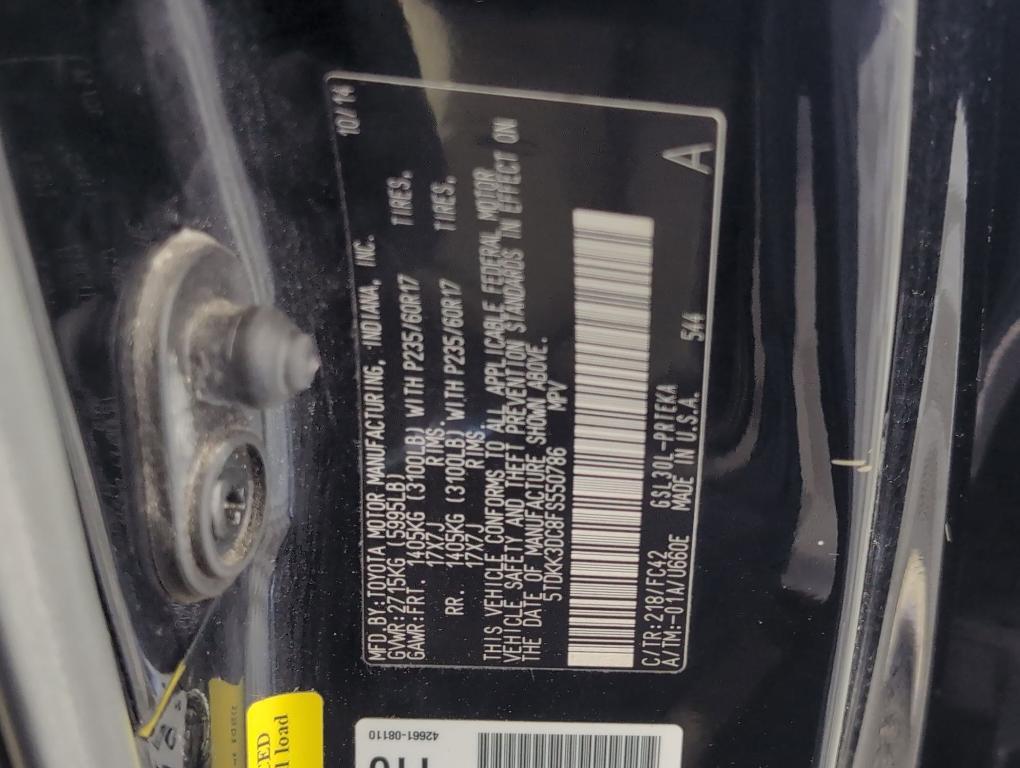 used 2015 Toyota Sienna car, priced at $14,999