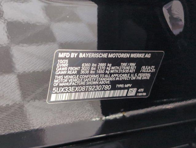 new 2026 BMW X6 car, priced at $83,485