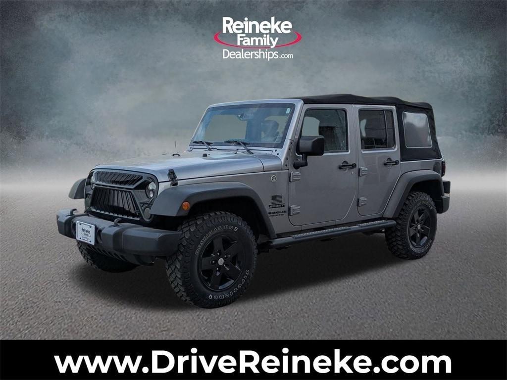 used 2016 Jeep Wrangler Unlimited car, priced at $17,753