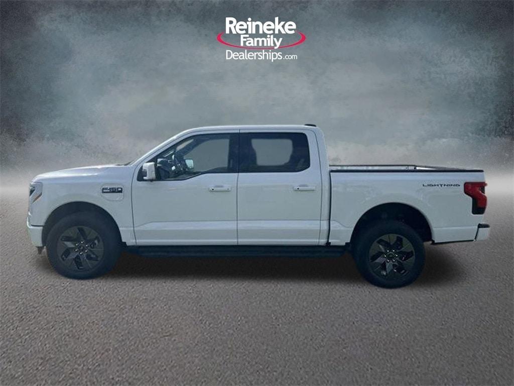 new 2025 Ford F-150 Lightning car, priced at $74,390