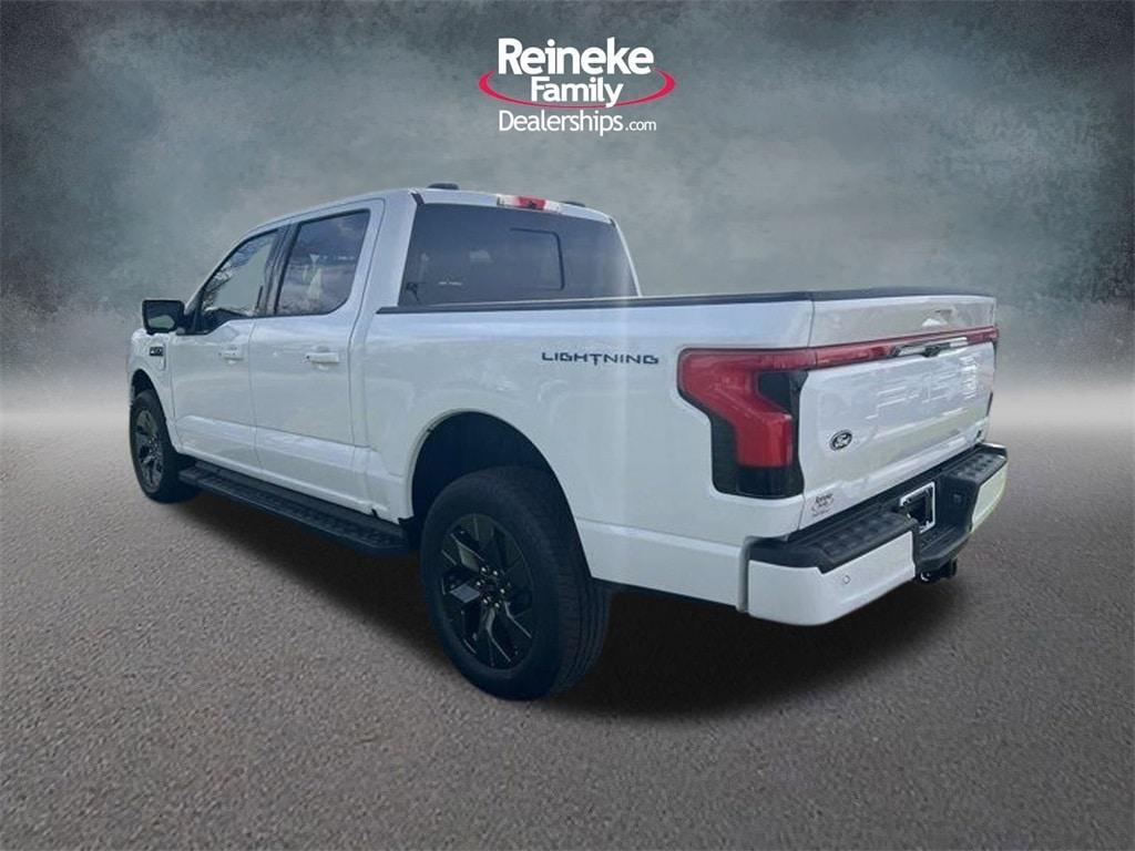 new 2025 Ford F-150 Lightning car, priced at $74,390