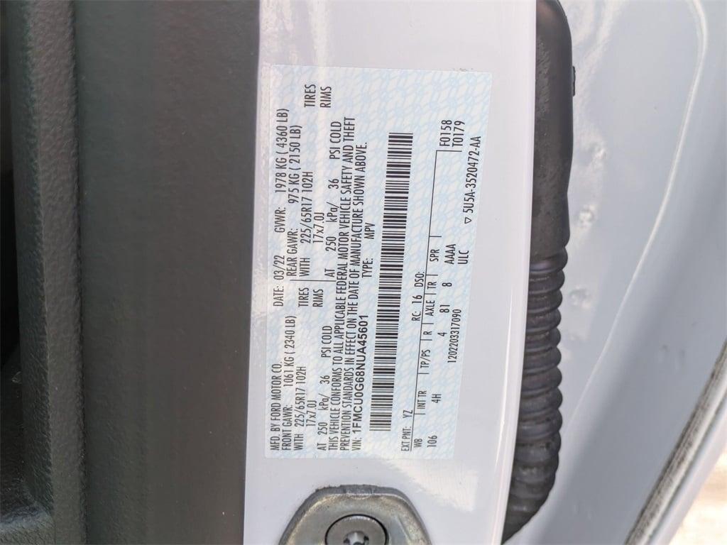 used 2022 Ford Escape car, priced at $17,640