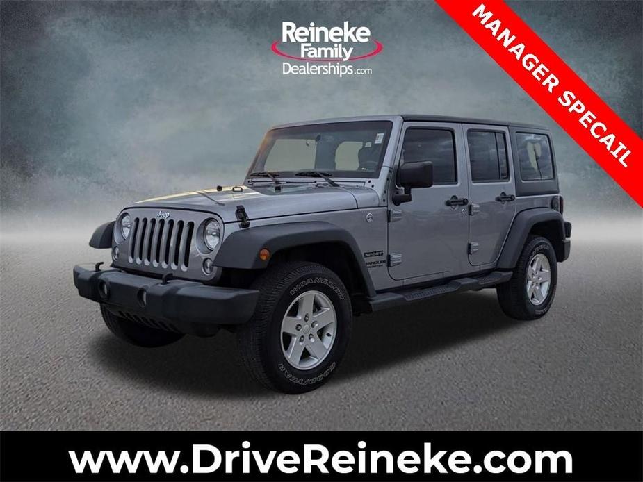 used 2017 Jeep Wrangler Unlimited car, priced at $19,789