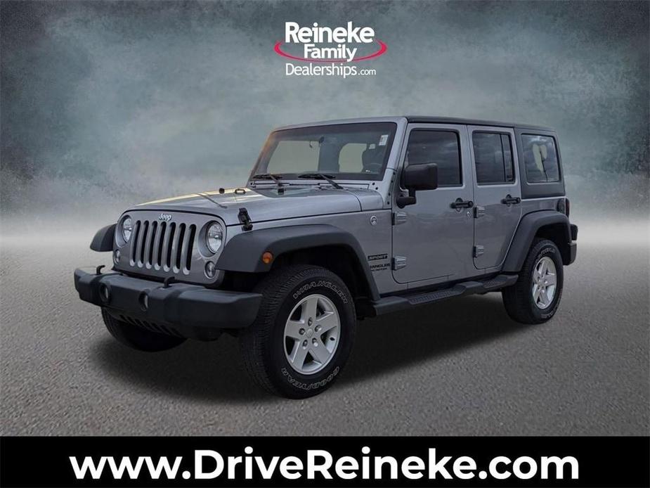 used 2017 Jeep Wrangler Unlimited car, priced at $21,074