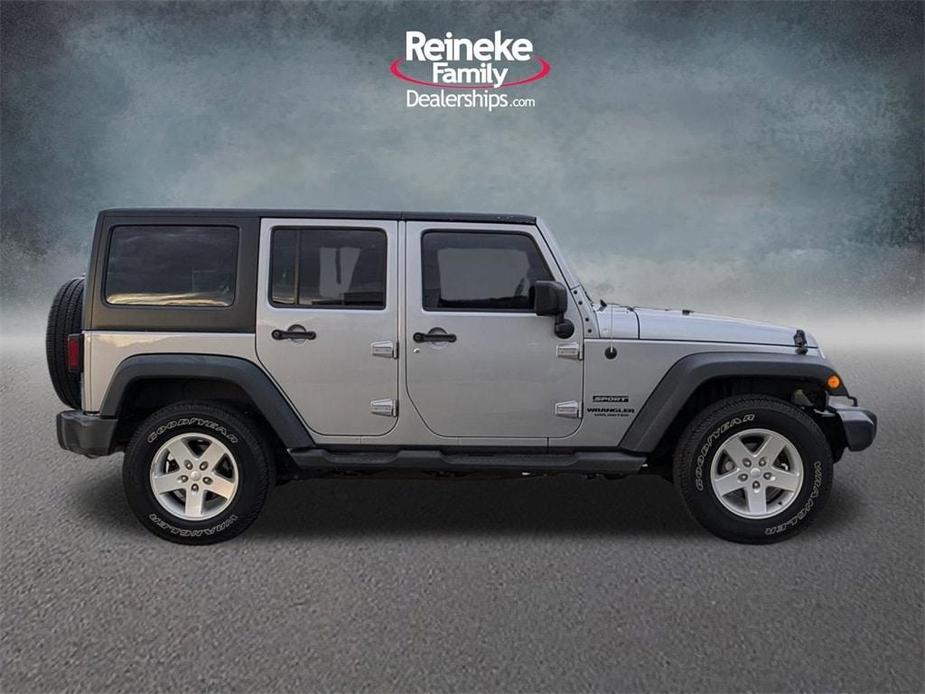 used 2017 Jeep Wrangler Unlimited car, priced at $21,074