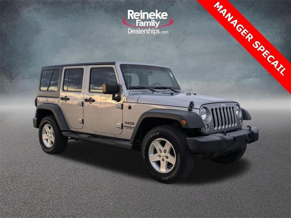 used 2017 Jeep Wrangler Unlimited car, priced at $20,526