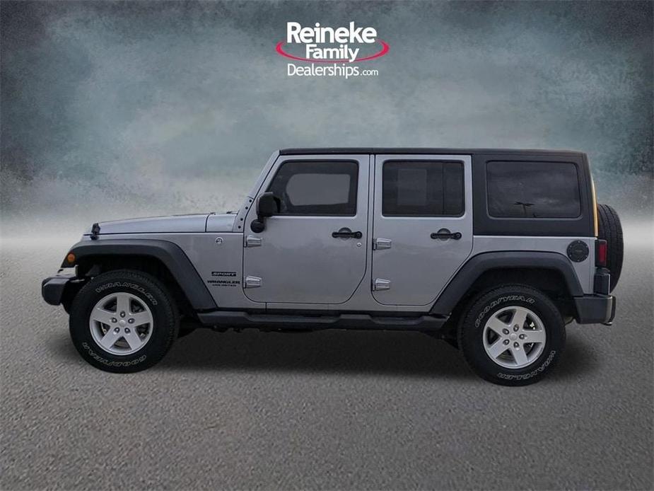 used 2017 Jeep Wrangler Unlimited car, priced at $21,074