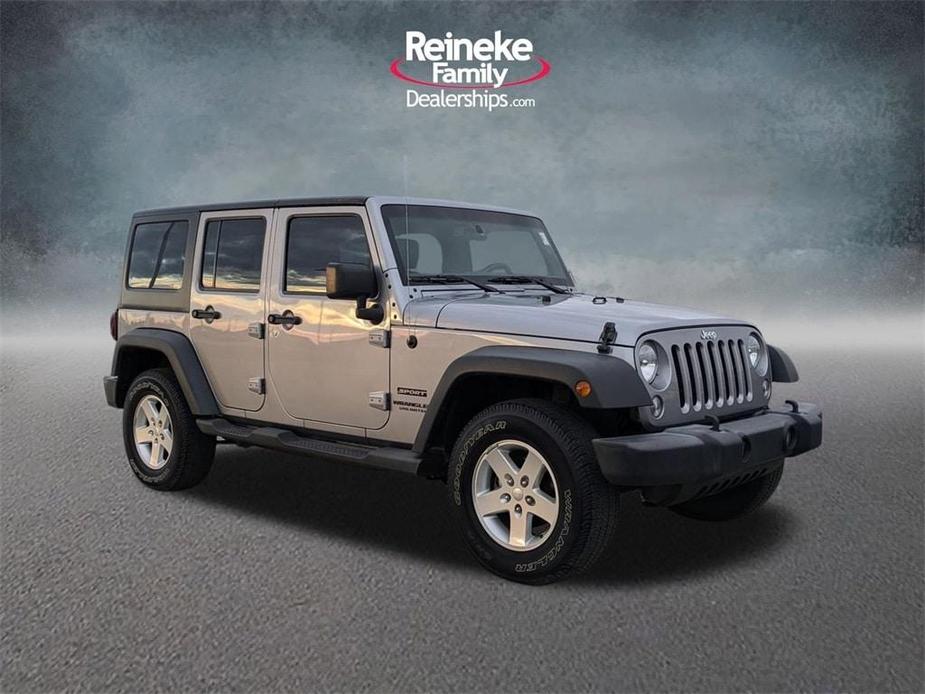 used 2017 Jeep Wrangler Unlimited car, priced at $21,074