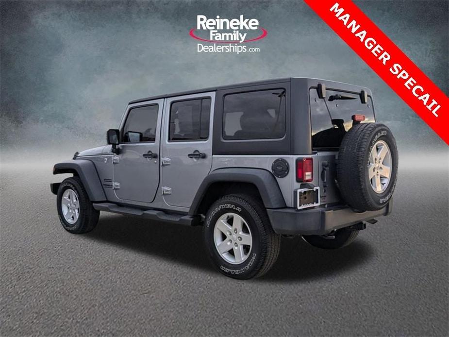 used 2017 Jeep Wrangler Unlimited car, priced at $20,526