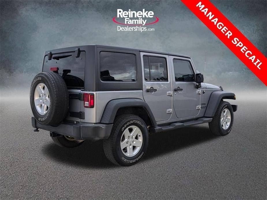 used 2017 Jeep Wrangler Unlimited car, priced at $20,526