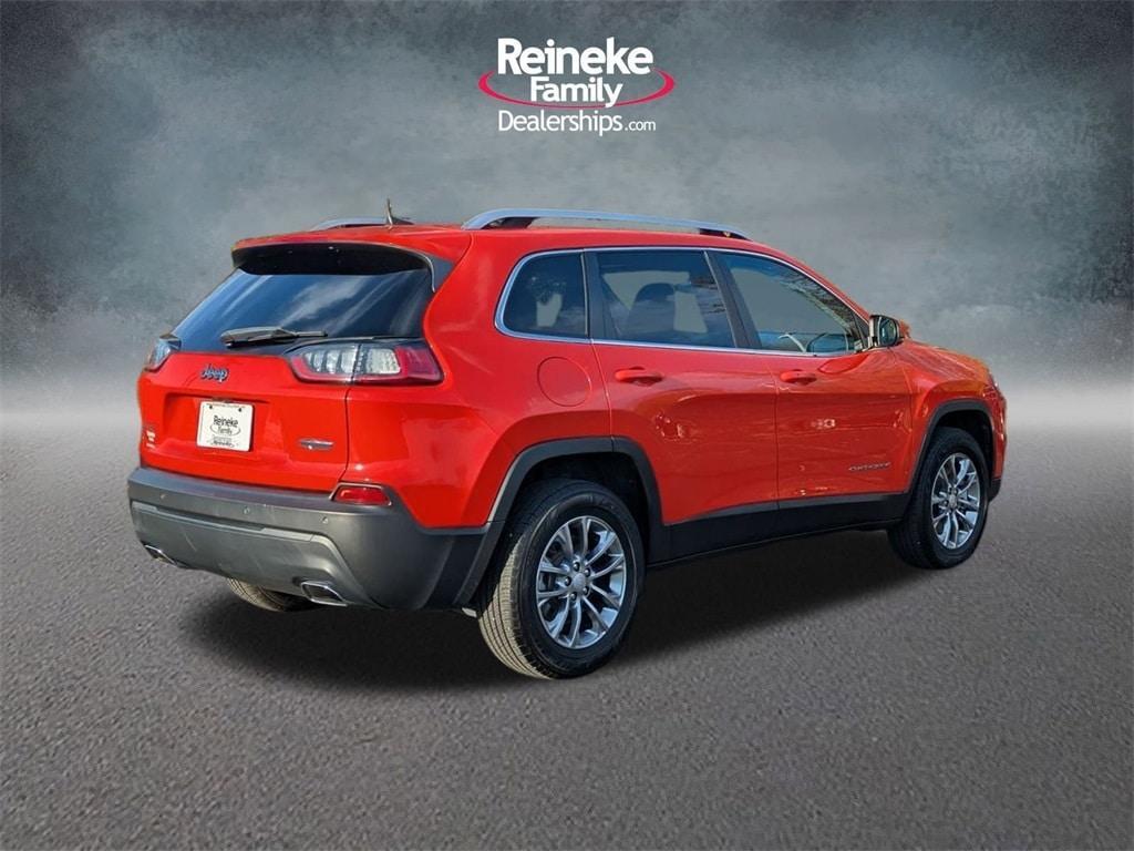 used 2021 Jeep Cherokee car, priced at $19,025