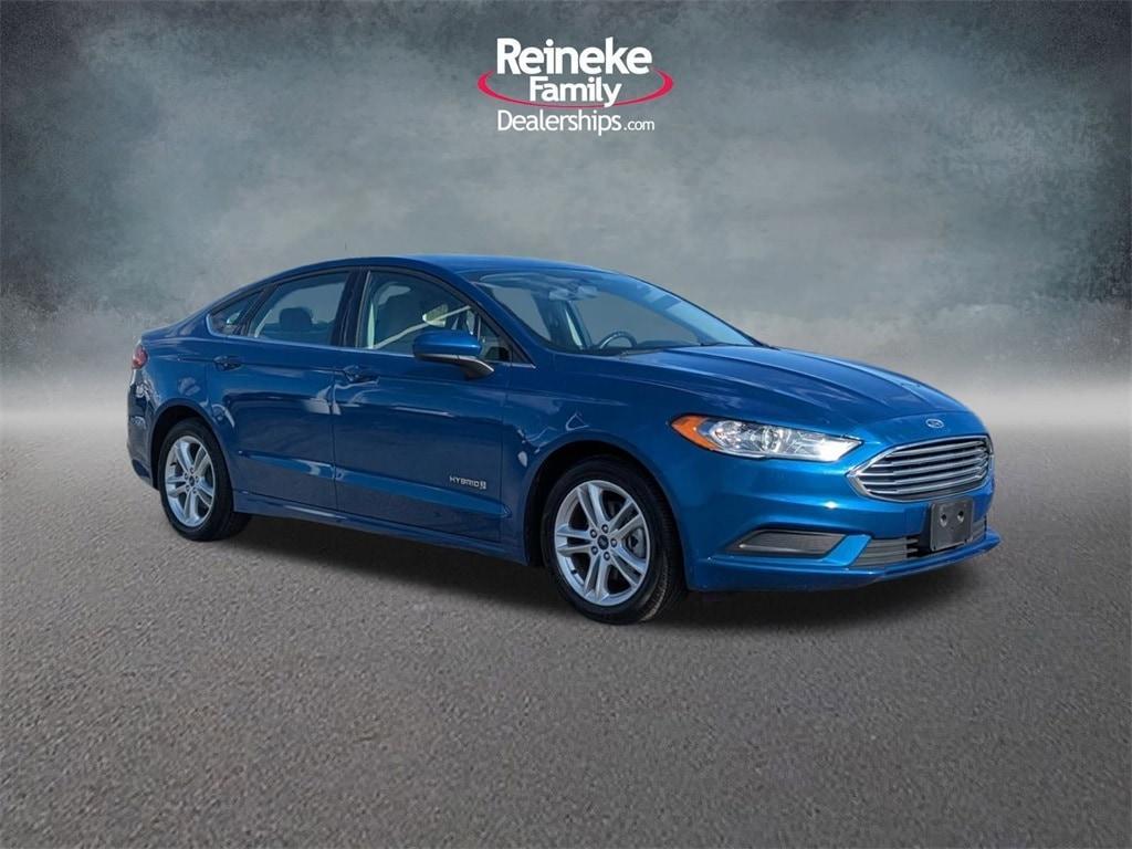 used 2018 Ford Fusion Hybrid car, priced at $15,553