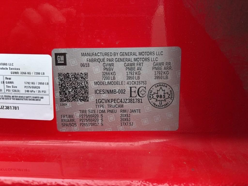 used 2018 Chevrolet Silverado 1500 car, priced at $24,998