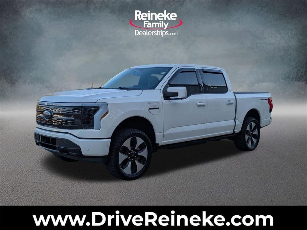 used 2023 Ford F-150 Lightning car, priced at $48,113
