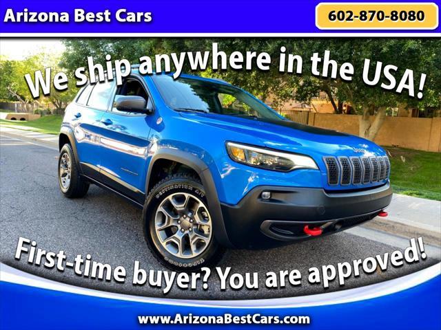 used 2021 Jeep Cherokee car, priced at $17,999