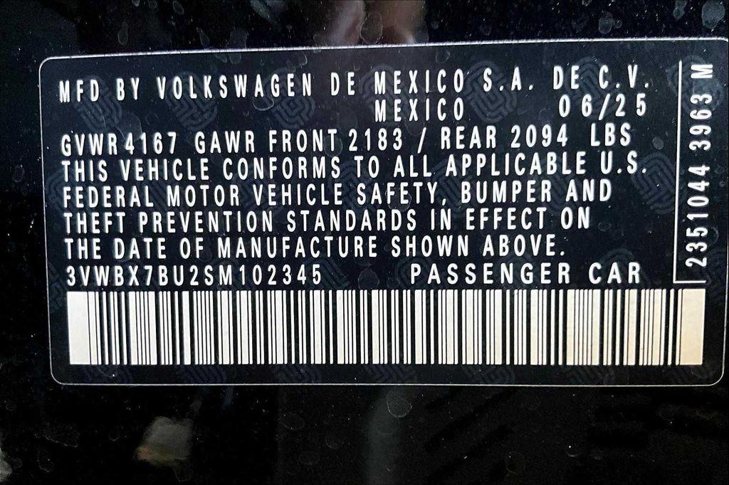 new 2025 Volkswagen Jetta car, priced at $25,524