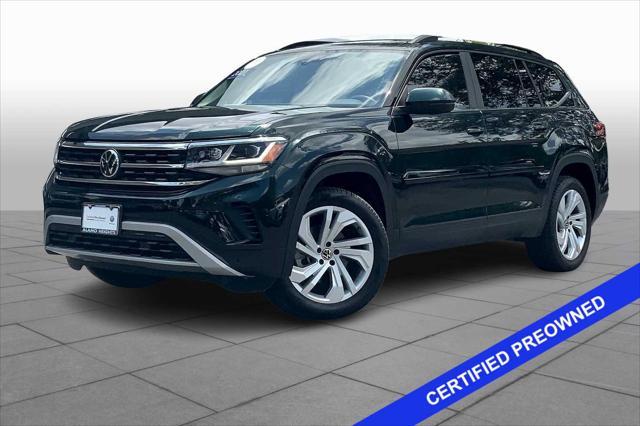 used 2021 Volkswagen Atlas car, priced at $25,704