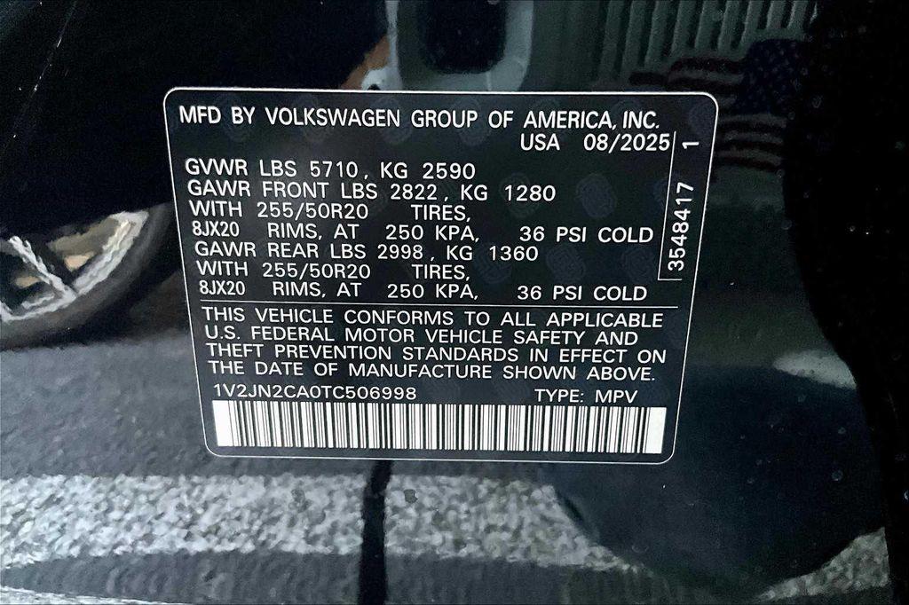 new 2026 Volkswagen Atlas car, priced at $45,841