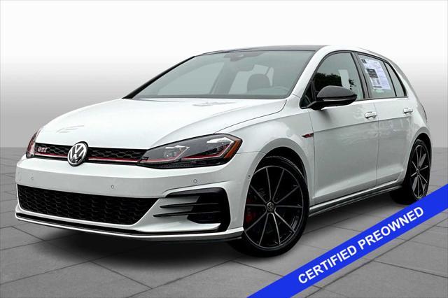 used 2021 Volkswagen Golf GTI car, priced at $27,991