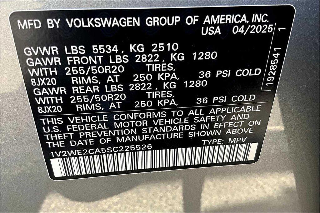new 2025 Volkswagen Atlas Cross Sport car, priced at $43,490