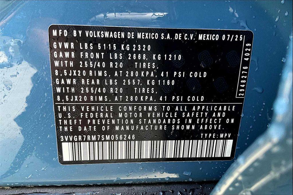 new 2025 Volkswagen Tiguan car, priced at $39,369