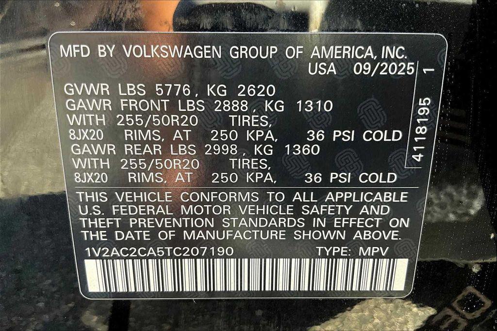 new 2026 Volkswagen Atlas Cross Sport car, priced at $53,128