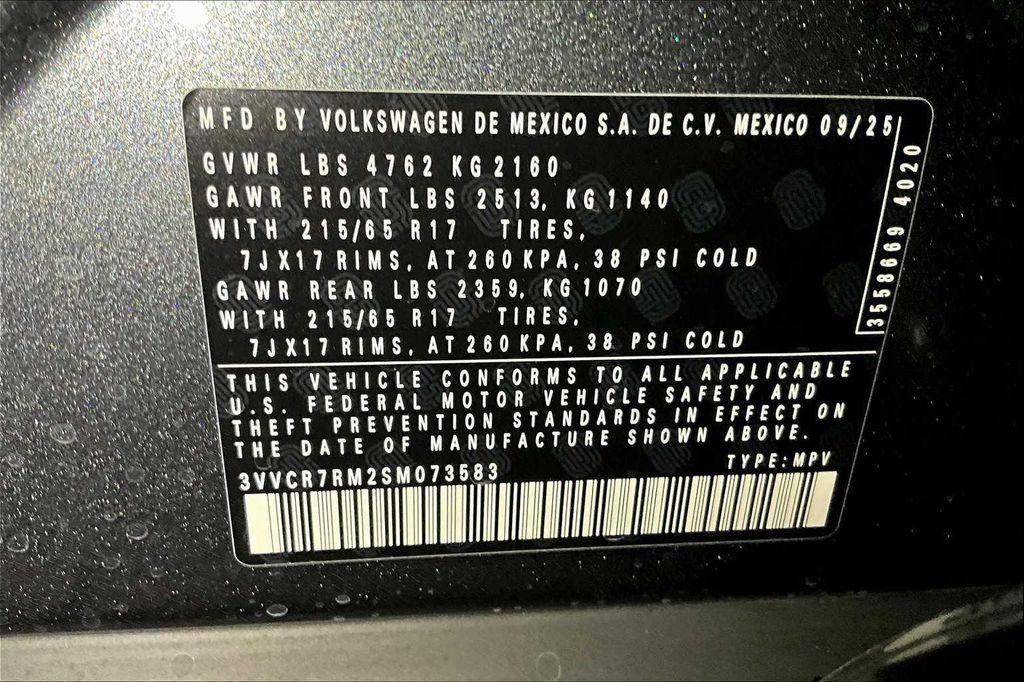 new 2025 Volkswagen Tiguan car, priced at $31,275